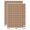 Brown, variant on Original Double Line Border Document Sticker Set - Black - Matte Finish - 2.00" Large