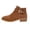 Camel, variant on Suede Ankle Booties Daily Office Commuting, Side Buckle Strap Boots Autumn Casual Strolling, Comfortable Shoes Holiday Travel Wearing, Lightweight Footwear Evening Dinner Gathering, Camel 9