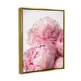 thumbnail image 3 of Stupell Industries Blush Pink Peonies Florals Blooming over White Metallic Gold Framed Floating Canvas Wall Art, 16x20, by Ziwei Li, 3 of 5