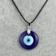 thumbnail image 5 of Collar con colgante de ojo de cristal de 3 cm, joyería de cristal de ojo del diablo de Europa y América, 5 of 6