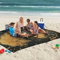 thumbnail image 5 of Extra Large Picnic Beach Blanket Waterproof Sand Proof Portable Outdoor Mat Golden Tree on River Bank 60x80, 5 of 9