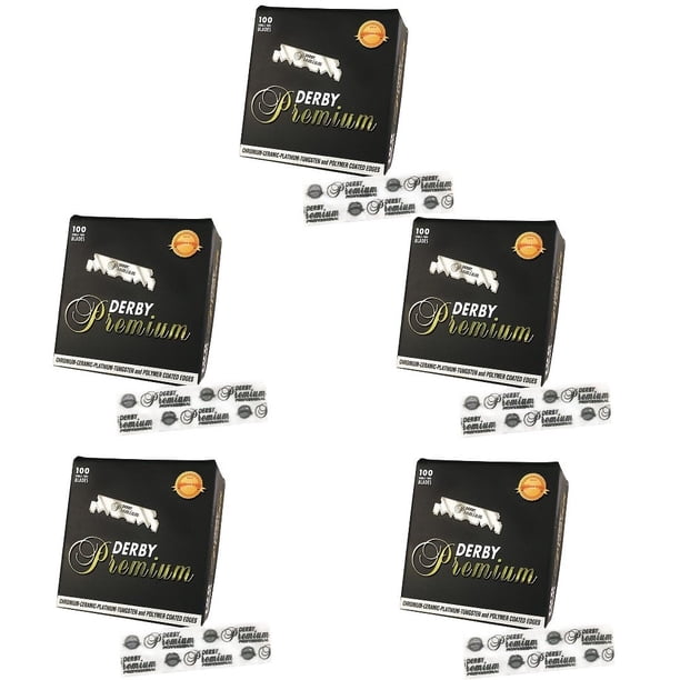Razor Blades Derby Premium de un solo filo para Straight Razor 500