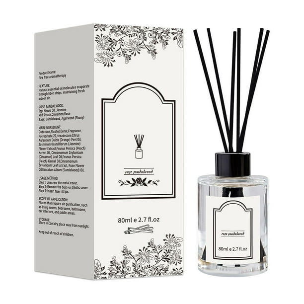 Ambientador para el aliento con Perfume para interior de coche, aromaterapia de sándalo rosa para prevenir picaduras de mosquitos, aromaterapia de 80ml