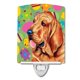 thumbnail image 1 of Caroline'S Treasures Lh9421Cnl Bloodhound Easter Eggtravaganza Luz Nocturna De Cerámica Compacta Con Certificación Ul, Ideal Para Dormitorio, Baño, Guardería, Pasillo, Cocina, 6 X 4 X 3, Multicolor, 1 of 1