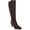 Dark Chocolate Eco Microsuede, variant on LifeStride Womens Gracie Faux Suede Heels Knee-High Boots