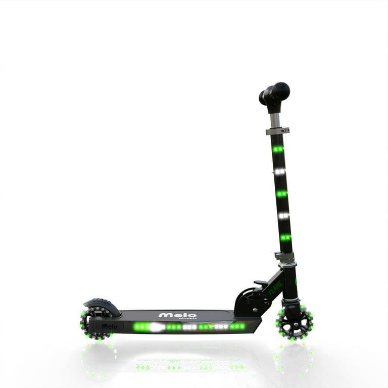 Melo Flare Light-Up Folding Kick Scooter for Kids, Purple