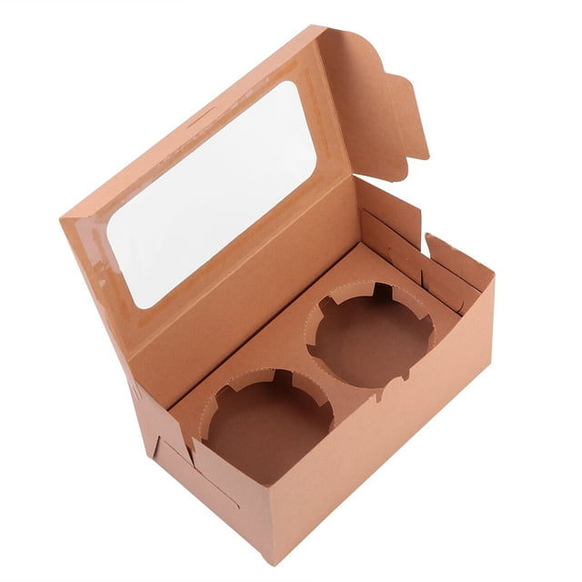 10pcs Egg Tart Box Cupcake Packing Box Dessert Box Cupcake Wrapping Package Box