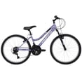 thumbnail image 1 of Huffy 24" Rock Creek Mountain Bike, Fits Riders 58” - 70”, Purple, Adult, Women's, 1 of 11