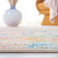 thumbnail image 6 of SAFAVIEH Sequoia Adelaide Abstract Machine Washable Area Rug, 6'7" x 6'7" Square, Blue/Gold, 6 of 13