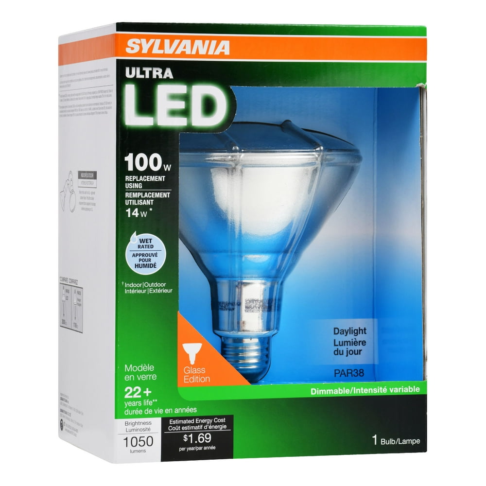Sylvania 100W Equivalent Daylight PAR38 Dimmable LED Flood Light Bulb