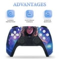 thumbnail image 4 of Skin Sticker for PS5 Slim Standard PS5 Pro Disc Digital Edition Console and Controllers Decals for Playstation 5 (Woman Superhero,PS5 Slim Disc Edition), 4 of 5