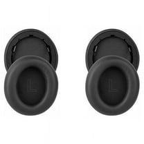 2 Pair Replacement Ear Pads Q30/Q35 Protein Leather Headphones Earpads(Black)