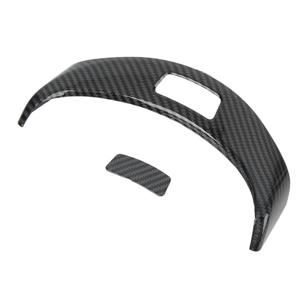 Reemplazo de la cubierta del interruptor del botón de la caja de almacenamiento del apoyabrazos de la consola central para Mercedes‑Benz Clase C W205 GLC X253 2015-2021 Estilo de fibra de carbono
