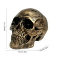 thumbnail image 3 of Home Skeleton Head Knife Hold Horrifying Mood Skeleton Head Prop Decorative Knife Hold Home Essentials, 3 of 6