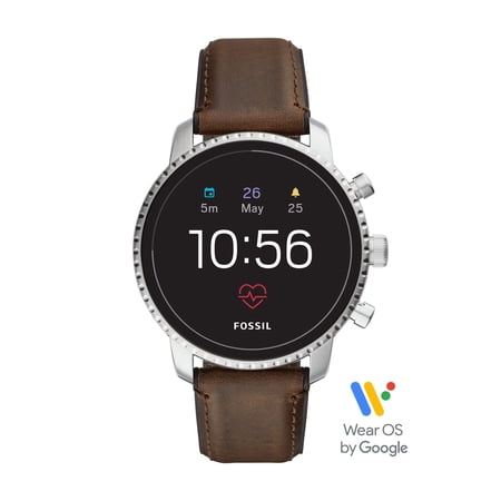 Fossil Gen 4 Explorist HR Men’s Smartwatch - Brown Leather - Powered