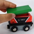 thumbnail image 5 of Juguete de tren magnético de madera que no se agrieta la deformación para niños pequeños niños niñas, 5 of 5