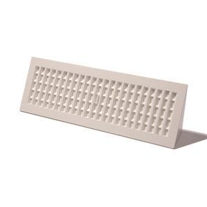 

Decor Grates White Plastic Baseboard Register (8-pack) 18-in