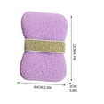 thumbnail image 2 of Bath Soap Sponge Combo with Integrated Soap Holder, Expandable Shower Sponge for Rich Lather, Gentle Body Wash Sponge Ideal for Travel and Home Hygiene, 2 of 7