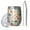 LightColor Ethnic Style, variant on 12oz Stemless Wine Tumblers LightColorful BirdsFootprints Pattern Vacuum Insulated Stainless Steel Travel Tumbler Cups Mug with Lid and Straw for Champaign,Cocktail,Beer with Cleaning Brush