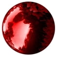 thumbnail image 1 of Boules Creuses en Acier Inoxydable Gouttes de Pluie Rouge Foncé pour Décoration de Jardin Unique 2 Pcs, 1 of 8
