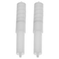 thumbnail image 1 of 2pcs Spring Loaded Toilet Paper Spindle Replacement White Plastic Paper Dispenser Insert Tissue Holder Roller for Bathroom and Kitchen, 1 of 5