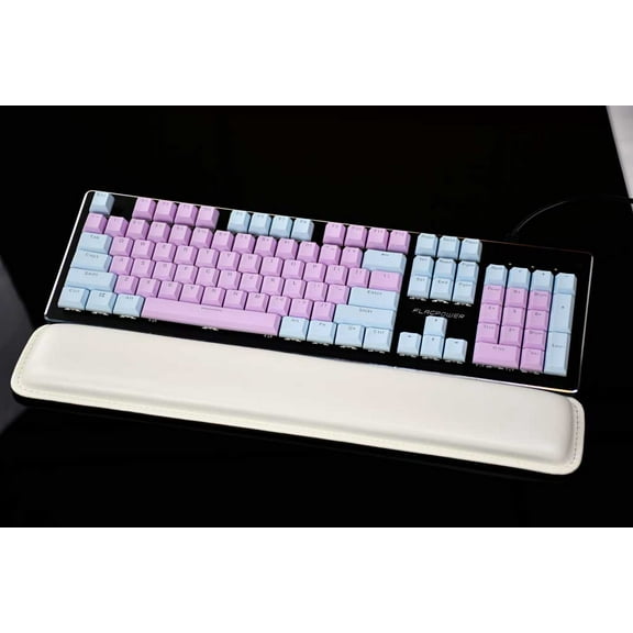 White Wrist Rest Full Size 104 Key