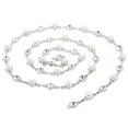thumbnail image 3 of Rhinestone Trim, Exquisite Craftsmanship 1cm Width Beautiful Simple Pearl Rhinestone Tassel Chain Trim  For Gifts, 3 of 8