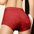 thumbnail image 3 of Ropa Interior de Tanga de Cintura Alta para Mujeres de Cintura Media a Alta Encaje de Cadera de Hielo Romántico Ligero Ropa Interior de Tanga Transpirable, 3 of 5
