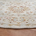 thumbnail image 3 of Safavieh Hamilton Olivia Oriental Polyester Area Rug, Ivory/Blue, 6'7" x 6'7" Round, 3 of 7