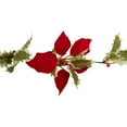 thumbnail image 5 of Northlight Pre-Lit Battery Operated Holly and Berry Christmas Garland - 7.5' x 5" - Warm White, 5 of 7