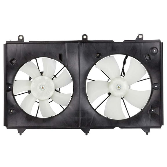 Dual Cooling Fan Assembly For Honda Accord 2.4L 4-Cylinder 2003 2004 2005 2006 2007 Replaces Denso - BuyAutoParts