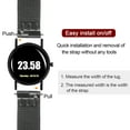 thumbnail image 5 of Uxcell Mesh Watch Band 10mm Quick Release Adjustable Strap, Black, 5 of 6