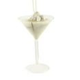 thumbnail image 3 of White Christmas Cocktail - One Ornament 5 Inch, Glass - Drink Martini Glass Go8379, 3 of 3
