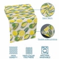 thumbnail image 5 of Yellow Lemons Bed Runner for Twin Size Bed, Green Leaf Vintage Linen Summer Fruit Soft Bedding Scarf Bedding Protector Slipcover Sofa Throw for Bedroom Hotel Guesthouse, 5 of 8