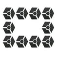 thumbnail image 2 of 10 pies invisibles hexagonales para macetas de interior y exterior, accesorio portátil, fácil de usar, elevadores de macetas., 2 of 9