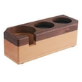 thumbnail image 2 of Soporte para prensador de café, estable, resistente, práctico, herramientas de café, herramientas manuales de madera para Estilo B Pequeño, 2 of 9