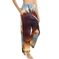 thumbnail image 6 of Salouo Ferocious Dragon Fury Print Women's Pajama Pants Casual Loose Sweatpants PJs Flowy Pants Drawstring Palazzo for Women Wide Leg Pants Lounge Pajama -Small, 6 of 8