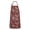 Red Skull Guitar, variant on Black White Gothic Sun Moon Pattern Apron-Garden Aprons for Women with Pockets-Cotton Linen Waterproof Kitchen Cooking Gardening Aprons Adjustable for Kitchen,Cooking,BBQ and Salon 33x27 Inch