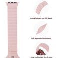 thumbnail image 5 of Magnetic Silicone Loop Band Compatible with Apple Watch Bands 38mm 40mm 41mm 42mm 44mm 45mm, Adjustable Loop Strap Soft Silicone Sport Wrist Band for Apple Watch Series 7 45 mm Series SE 6 5 4 3 2 1, 5 of 9