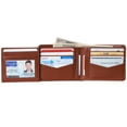 thumbnail image 4 of Alpine Swiss RFID Mens Wallet Deluxe Capacity Hybrid Bifold Flipout ID Window, 4 of 7