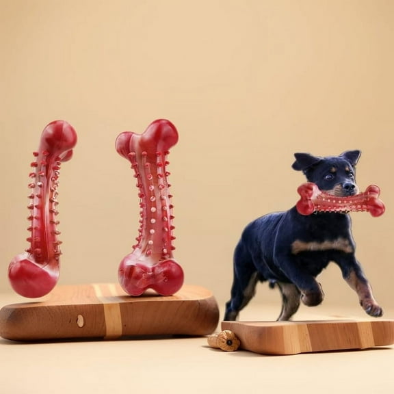 Indestructible Dog Toys for Aggressive Chewers – Super Durable Chew Toys for Large & Medium Dogs, Long-Lasting Dog Bones, Tough Puppy Teething Toys (Non-Toxic, High-Impact Resistant)