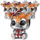thumbnail image 2 of Dije reno navidad coleccion CharmXmasDeer01 4Pzas Plata S925 Chapa Charm Separador Venado Varios/Plata., 2 of 3