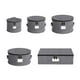 thumbnail image 1 of Naiovety 5 unids/set cajas móviles para platos solución de almacenamiento de platos de fácil acceso almacenamiento de cocina que ahorra Cocina y Comedor, 1 of 6