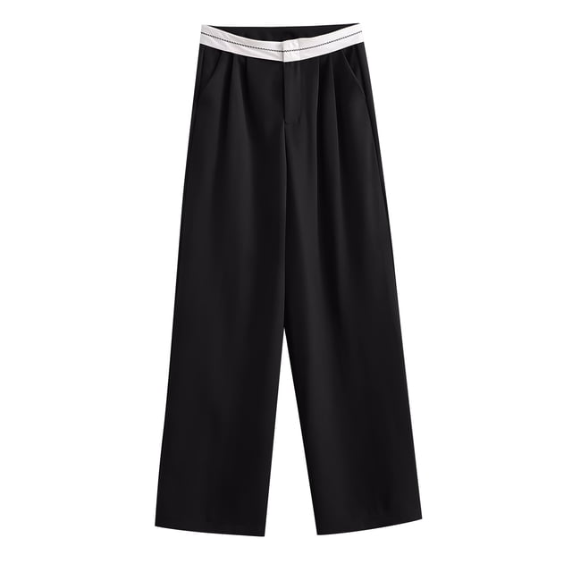 RKSTN Womns Pants Summer Elastic Waist Color Wide Leg Loose Home Long Pants Lightweight Soft Workout Pants
