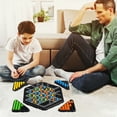 thumbnail image 4 of 1 juego de ajedrez triangular con cadena, juego de inteligencia, juego de mesa estratégico triangular, juego de ajedrez triangular multijugador para noche familiar, 4 of 8
