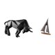 thumbnail image 5 of Estatua del toro,Estatua de toro,estatuilla,escultura,decoración de escritorio,Escultura de velero,Estatua de velero Decoración de velero Barco de vela,Figura de velero modelo escultura, 5 of 8