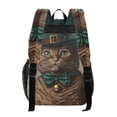 thumbnail image 3 of ALAZA Clear Backpack Cute Cat PVC Transparent BookBag, 3 of 7