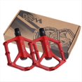 thumbnail image 1 of Pedales de Bicicleta 2 Piezas Ultraligeros para BMX, , Carretera, Antideslizantes, de Aleación de Aluminio, Color Rojo, 1 of 5
