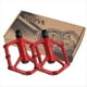thumbnail image 1 of Pedales de Bicicleta 2 Piezas Ultraligeros para BMX, , Carretera, Antideslizantes, de Aleación de Aluminio, Color Rojo, 1 of 7