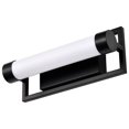 thumbnail image 5 of Nuvo Lighting Canal LED Small Vanity Matte Black Finish White Acrylic Lens, 5 of 5